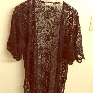 Lace kimono